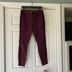 Maroon Levi Skinny Jeans